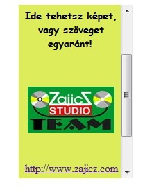 Görgetősávos hírdoboz